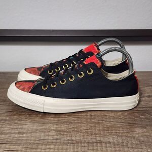 Converse CTAS Ox Women's Athletic Shoes Sneakers Size 7 Black/Floral